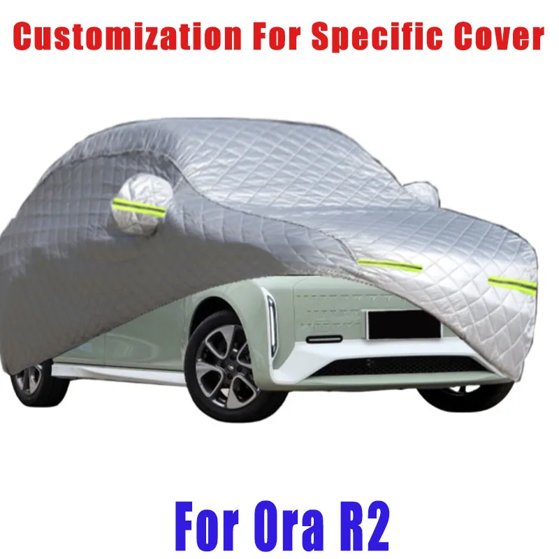 For Ora R2 Hail prevention cover auto rain protection, scratch protection, paint peeling protection, car Snow prevention