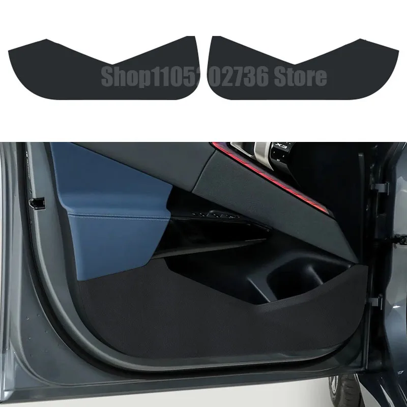 

Подходит для BMW X3 G48 G45 2025 2026, дверная противоударная панель из углеродного волокна, накладка на перчаточную коробку, наклейка из искусственной кожи