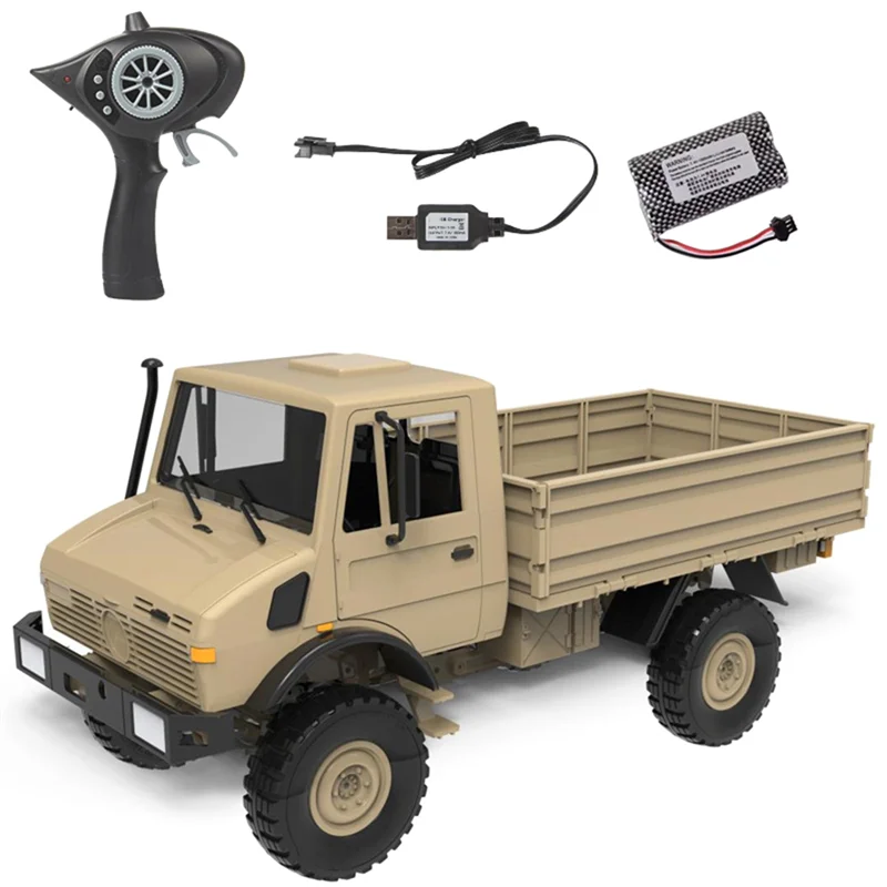 Best-LD P06 RC Car Electric Off-Road Climbing Remote Control Car 1:12 U1300 Model Birthday Gift Yellow