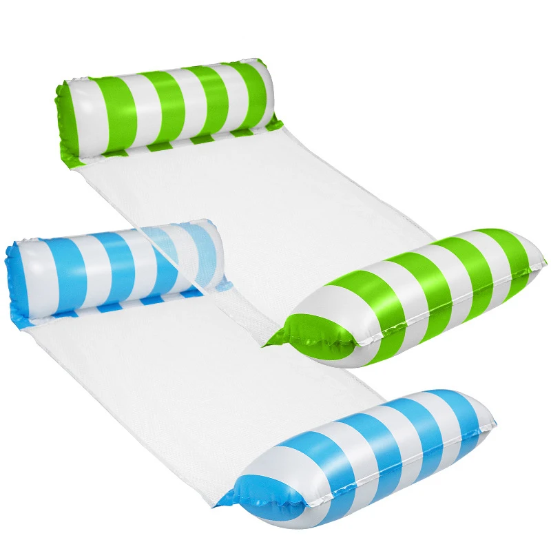 Picture 7: Inflatable Floating Bed ﻿Pool Float Water Hammock Foldable Lounge Chair For Swimming Pool Portable Parties Beach Leisure