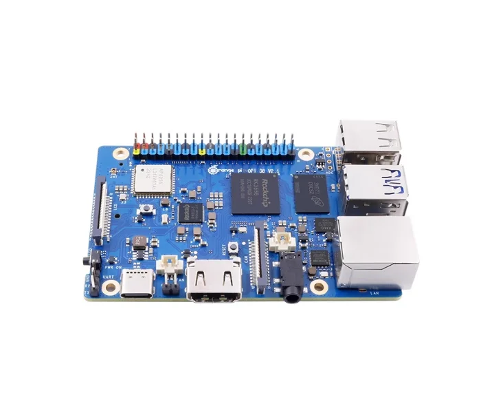 Плата разработки Orange Pi 3B Четырехъядерный процессор Orange Pi 3B RK3566 поддерживает модуль eMMC OrangePi 3B