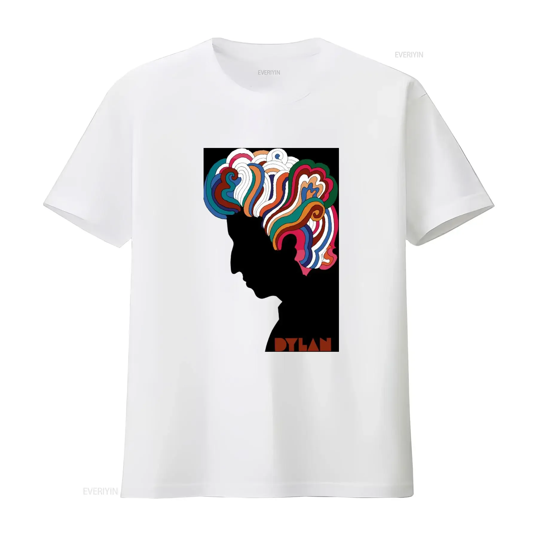 Retro Bob Dylan Forever Young It's Alright Ma Blowin' In The Wind Folk Music T Shirt vintage Washed Stylish Stretched