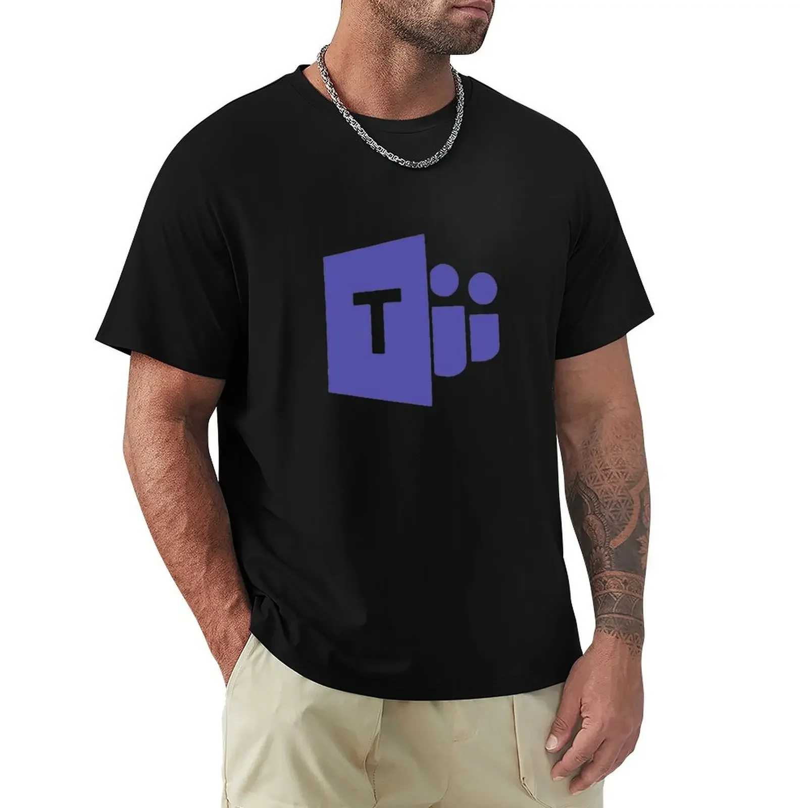 

microsoft teams logo T-Shirt boys whites baggy shirts shirts graphic tee korean fashion mens champion t shirts
