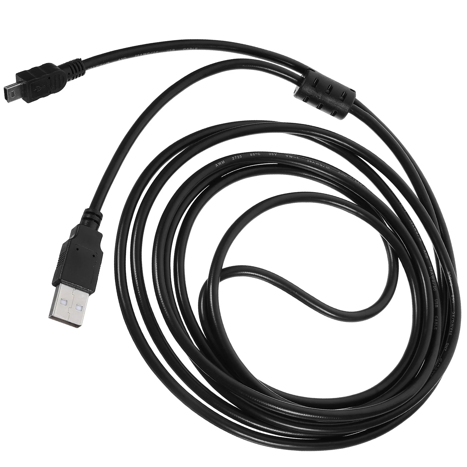 

Mini USB Data Cable 5 Pin Cord for Transfer Short Charging Adapter Phone Part to Accessory Line