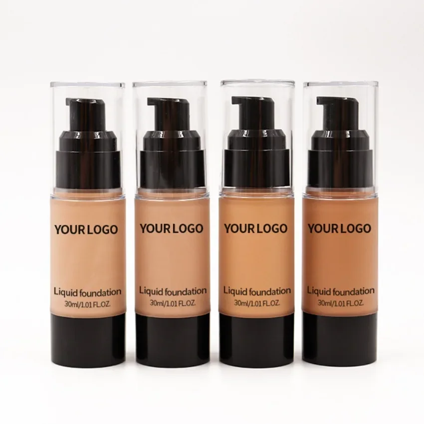 Custom Logo Liquid Foundation Private Label Long Lasting Oil Control Brightening Moisturizer Concealer BB Cream Makeup Wholesale