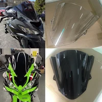 Parabrisas de motocicleta ZX6R para Kawasaki Ninja ZX 6R 636 ZX-6R parabrisas de doble burbuja 2009 -2018 2019 2020 2021 2022 2023