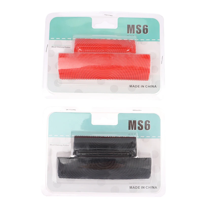 1 Set Rubber Roller Brush Painting Tools DIY Imitation Wood Graining Texture Roller Wall Painting Tools For Home Decoration