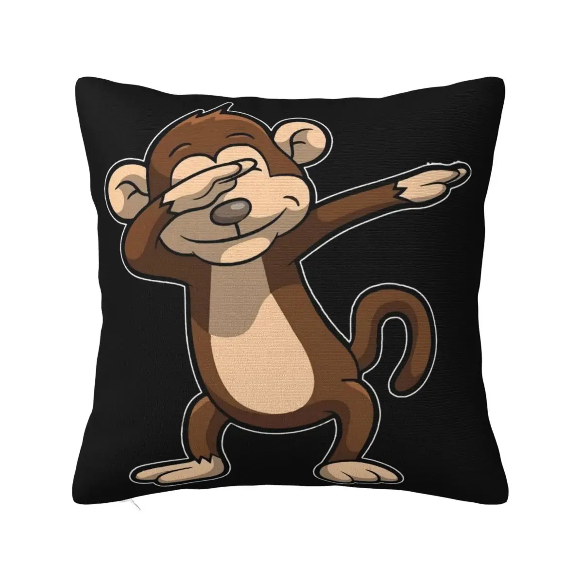 Dab Monkey Fun Repeat Uni Fit Long For Large Man Fitness Cartoon Funny Men Uni Fashion New Pillow Case