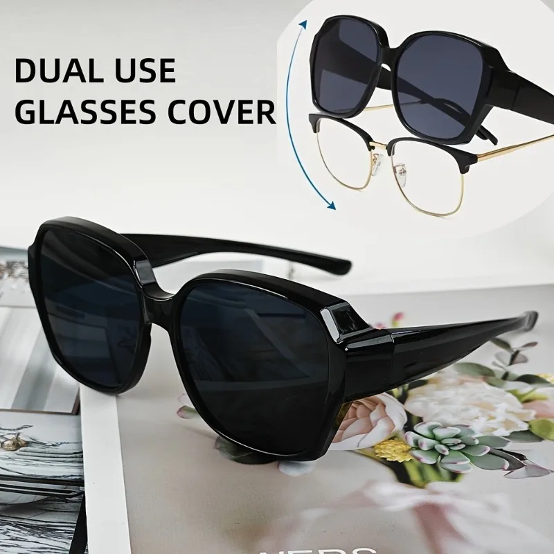 Fashion Over Sunglasses for Myopia Population Matching Multiple Frame UV Protection for Outdoor Sports Hiking Fishing Cycling