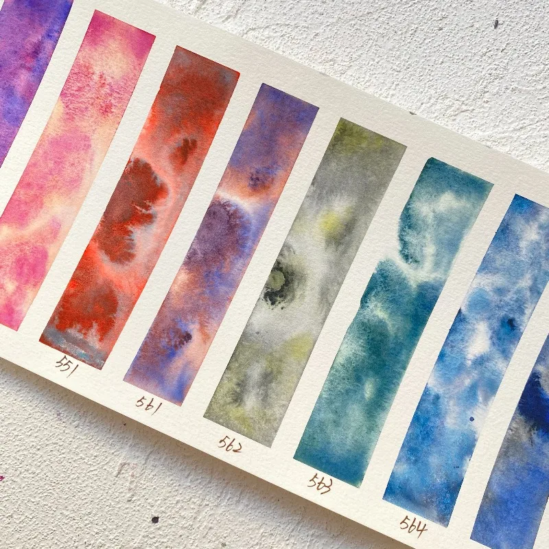 صبغة ألوان مائية للفنانين بطبقات من Holbein 1 مللي/2 مللي لون هطول الأمطار احترافي مستلزمات الرسم للمبتدئين