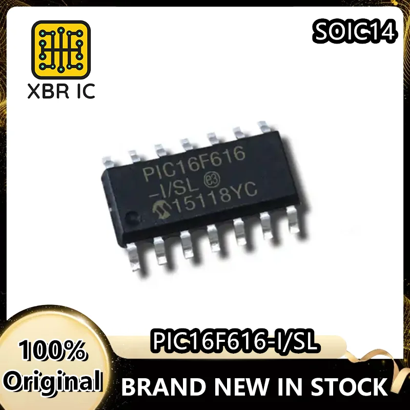 

(15/40 pieces) PIC16F616-I/SL PIC16F616 SOP-14 microcontroller chip New original authentic spot fast delivery