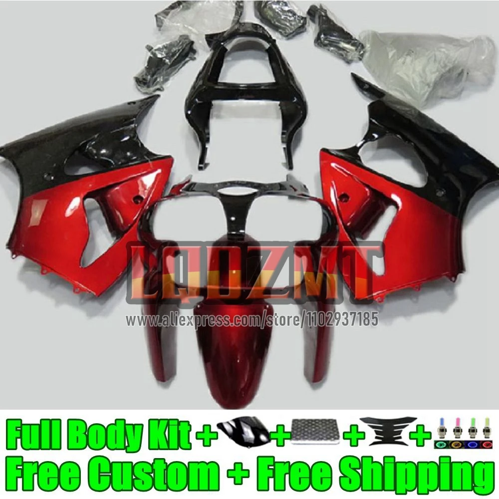 Injection Frame For KAWASAKI NINJA ZZR-600 ZZR600 36No.32 red metal ZZR 600 600CC 2005 2006 2007 2008 05 06 07 08 OEM Fairing