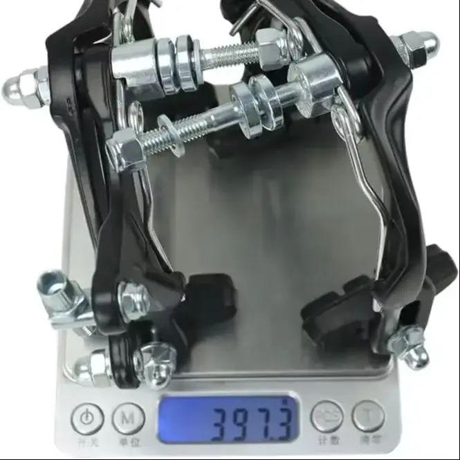 MEROCA 73-95mm Bike C Brake Caliper Set Bicycle Rear Front Long Arm Brakes Kit Aluminum Alloy Side Pull Brake for Cruiser Kids