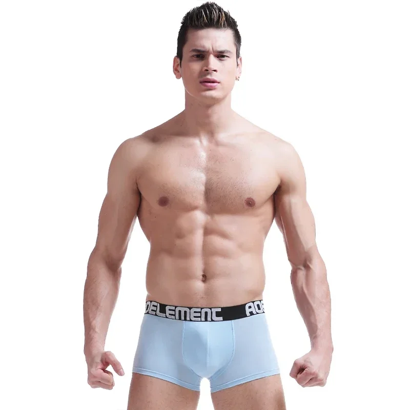 

O element men Modal sexy U raised breathable underwear boxer shorts hipster mid-waist youth boxer shorts