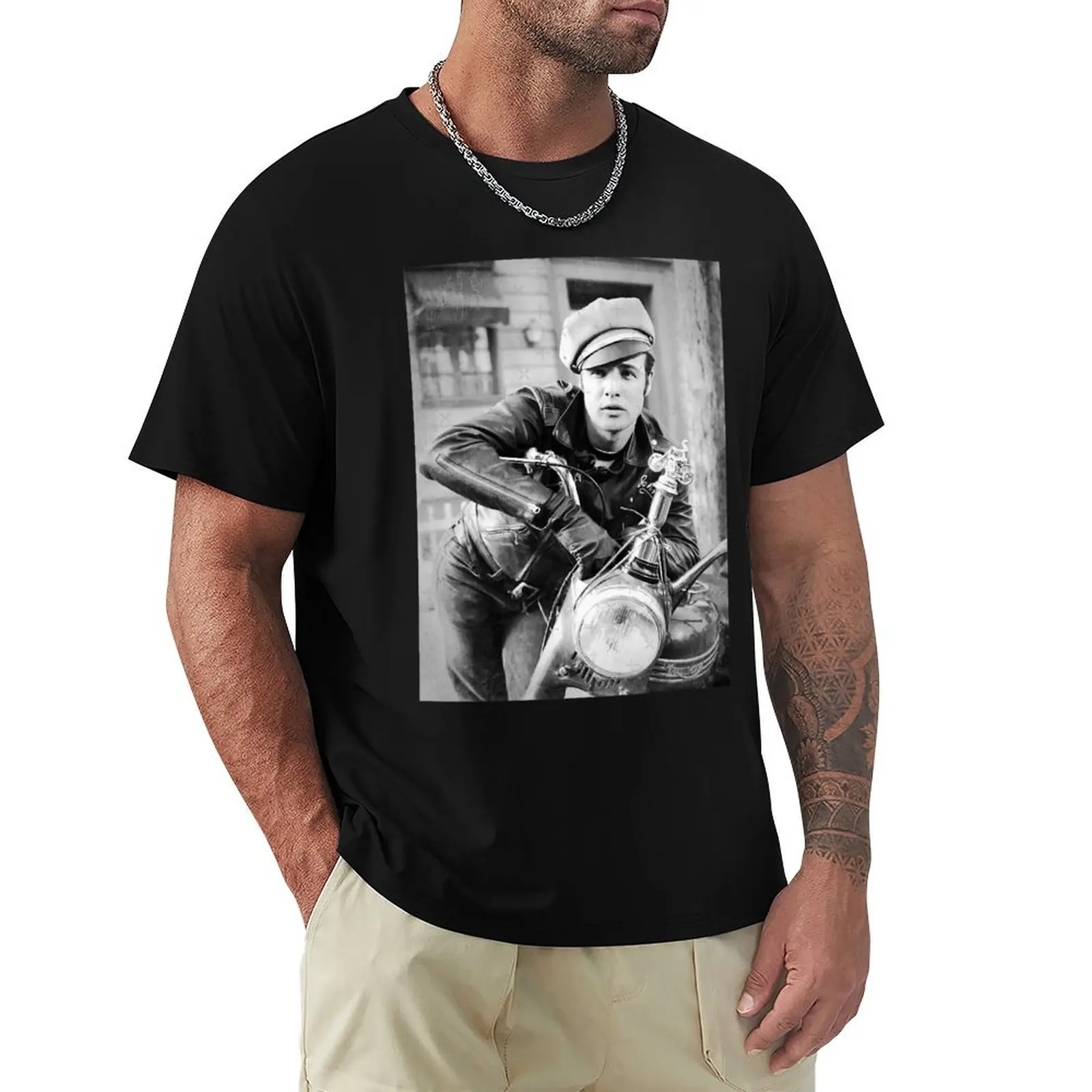 Marlon Brando T-Shirt customizeds quick drying plain white t shirts men