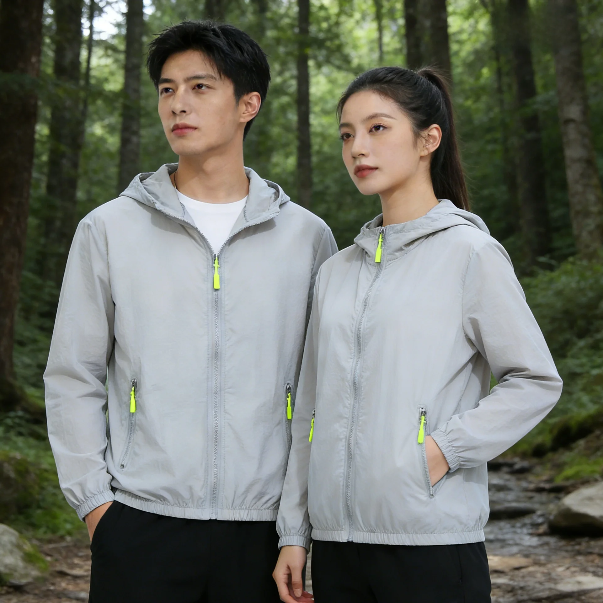 plus Size UV Protection Clothing Ice Silk Casual Men's Breathable Summer New Arrival Outdoor Sports Windproof Sunscreen Coat
