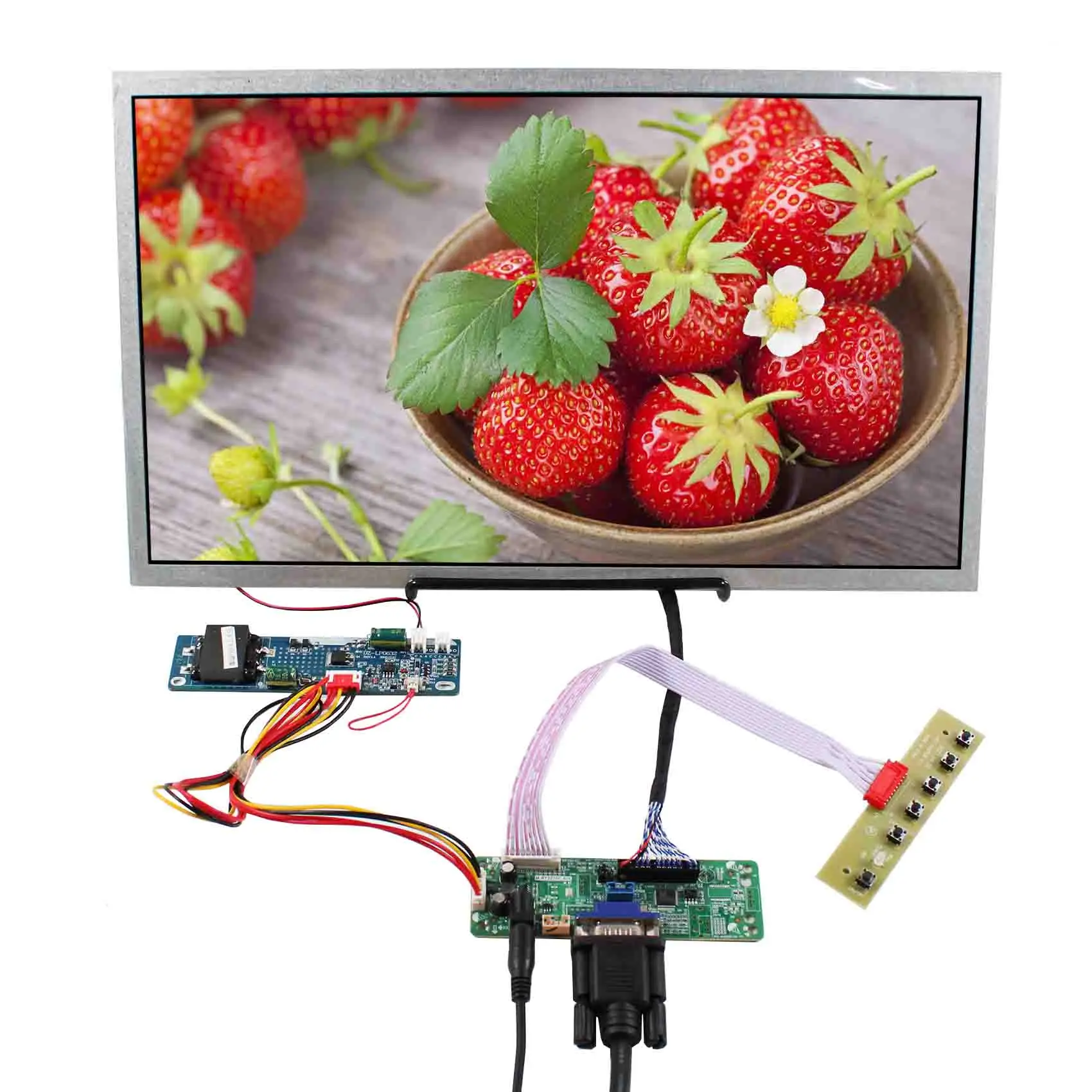 VGA LCD Controller Board 15.6 in 1920X1080 1000nit Brightness LCD G156HTN02