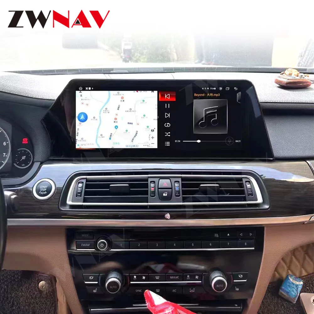 Carplay-Androidマルチメディアカーラジオ受信機,GPS,メディアプレーヤー,ステレオオーディオ,ビデオ,bmw 7シリーズf01,f02,f03,f04,2009-2016