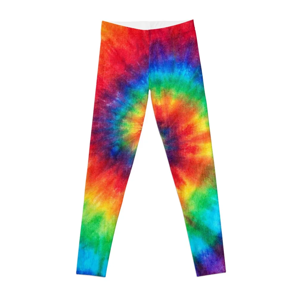 

Bright Rainbow Spiral Leggings fitness set gym exercise clothing for sport legging Womens Leggings