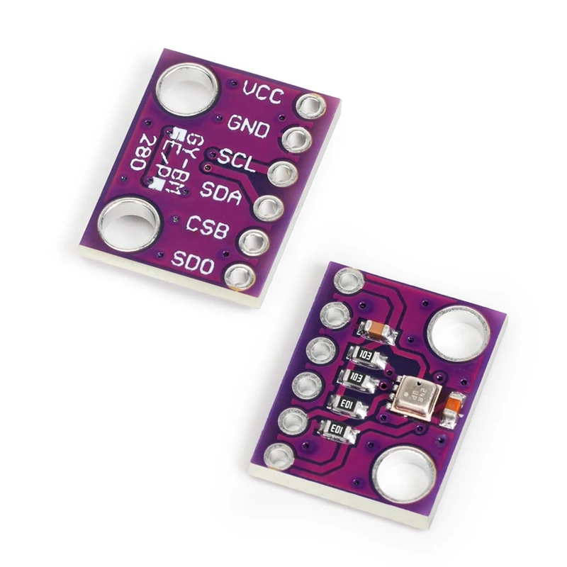 【NOVO】2 PCS BME280 3.3 V Módulo Sensor Sensores de Pressão Atmosférica Temperatura Umidade I2C SPI Breakout GY-BME280