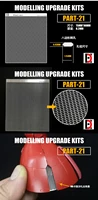 HD PART19-24 Metal Mesh Net Grids Hole Modeling Upgrade Kits Parts for MG HG Model Building Etching Sheet DIY Accessories 3