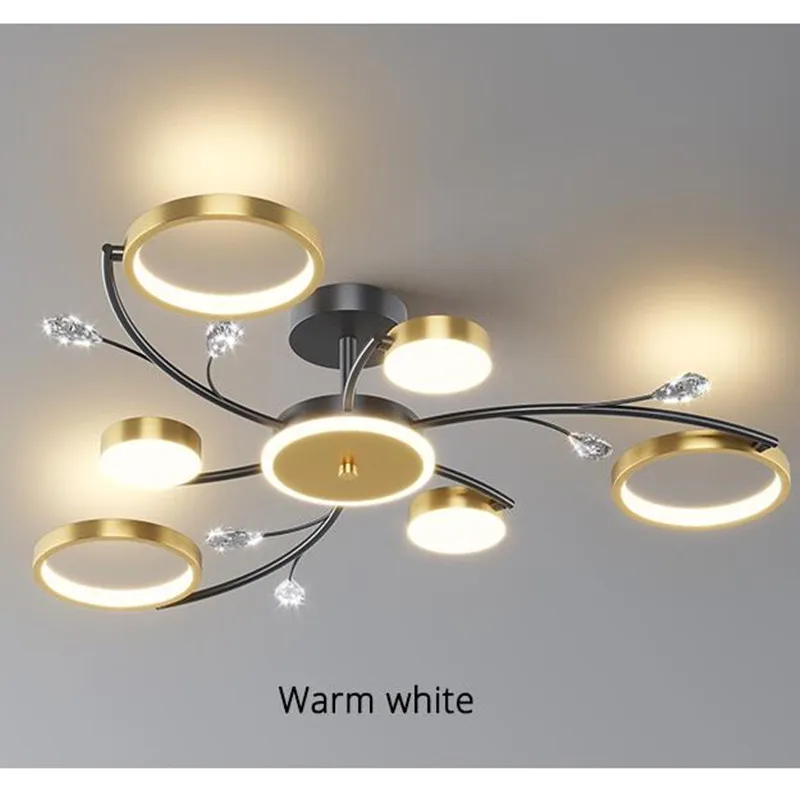 Modern LED Chandelier Living Room Bedroom Kitchen Nordic Gorgeous Lamp Home Indoor Lighting luxurious Decor Hanging Lamp