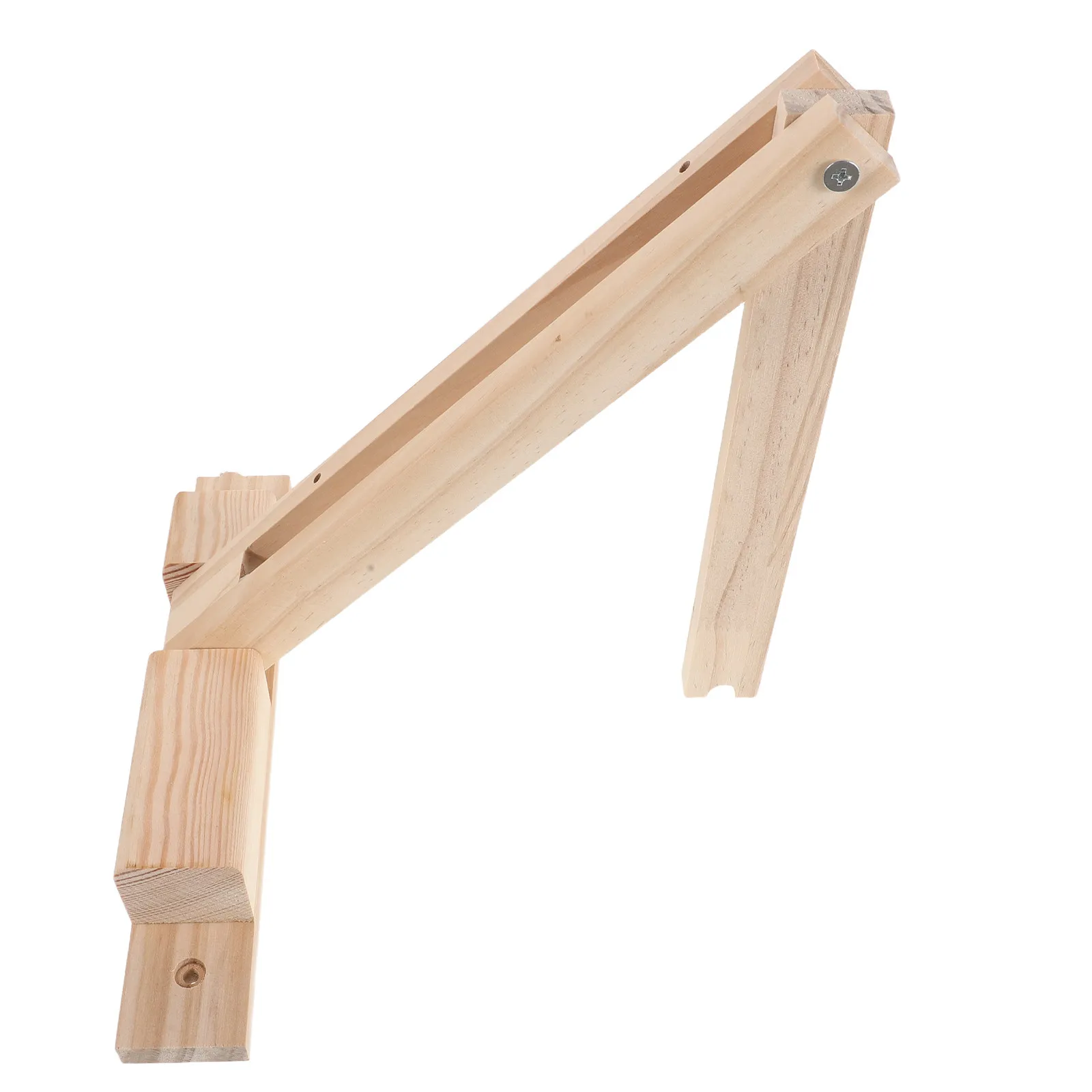Wall Mount Wooden Sconce Bracket Adjustable Angle Wood Bracket for Hanging Pendant Light Lamp Fixture Decorative Light Hanger