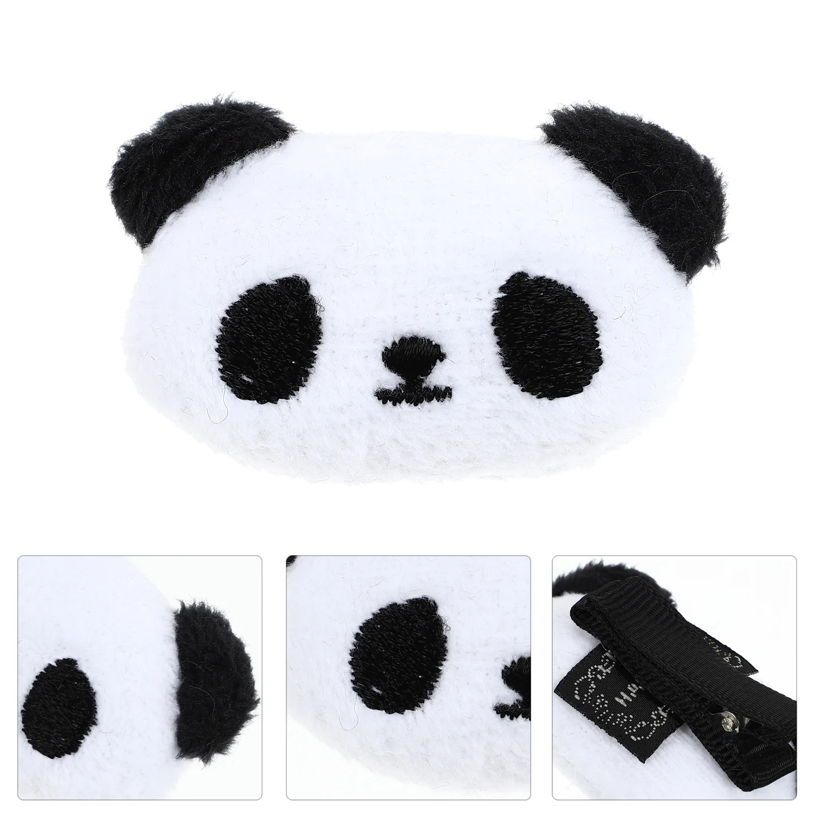 

10 Pcs Panda Hairpin Decorative Clips Animal Cartoon Plush Hairpins Flannelette for Girls