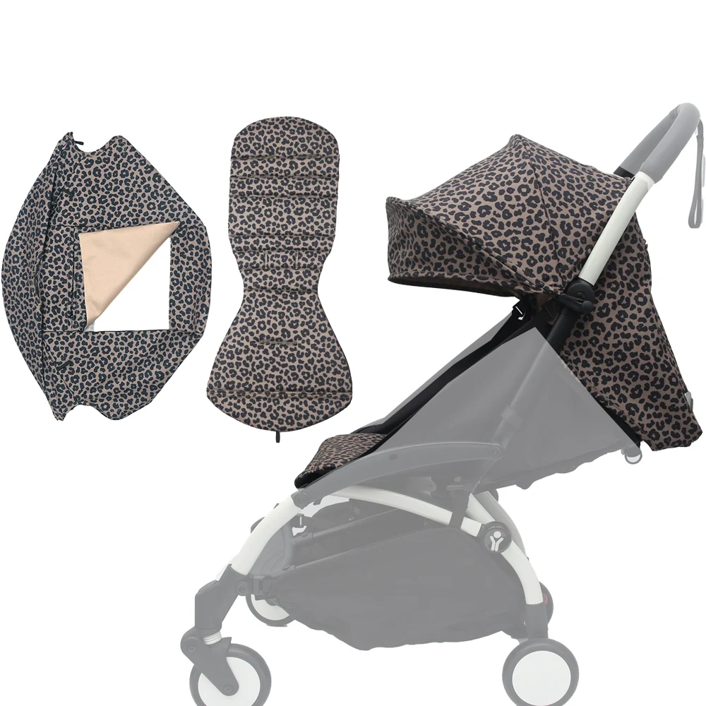 175° Stroller Hood&Seat Liner For Babyzen Yoyo Canopy Cover Cushion Fit YOYO2/YOYA Pram Sunshade 1:1 Fabric Stroller Accessories