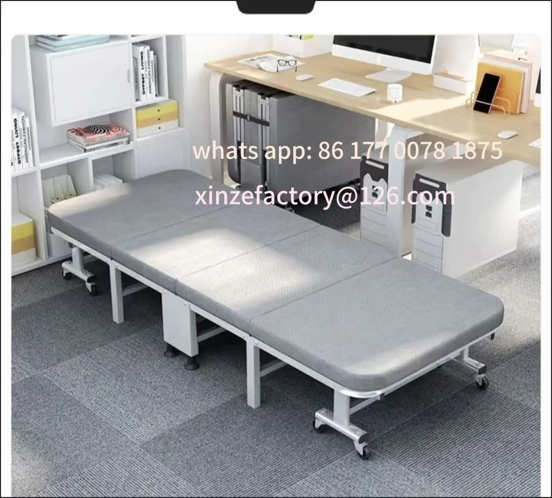 

Customizable Outdoor folding Bed Portable single bed Nap time Easy to move bed Lounge chair for Rest