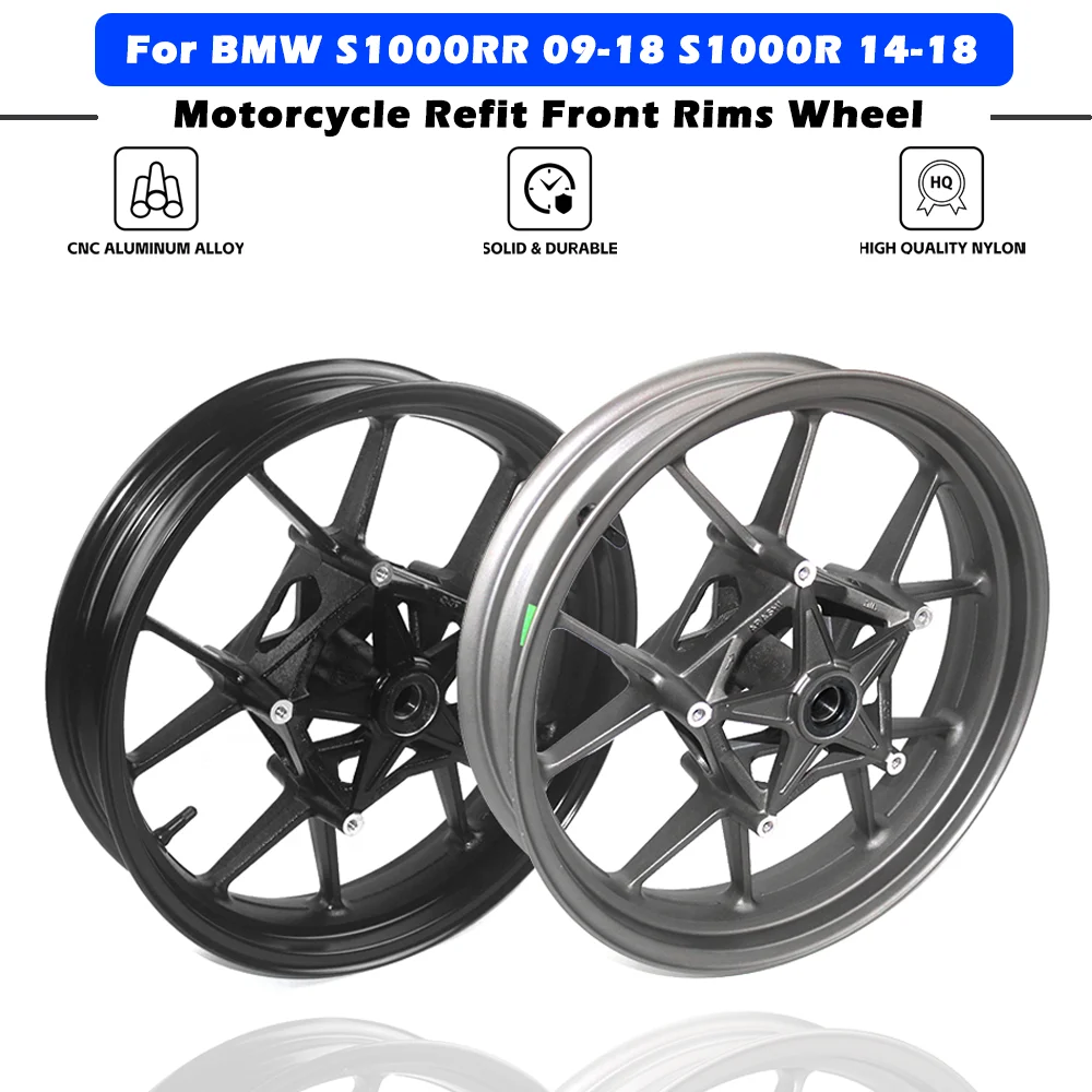 Motorcycle  High quality Wheel Rims For BMW S1000R S1000RR 2010 2011 2012 2013 2014 2015 2016 2017 2018 Wheels Rims