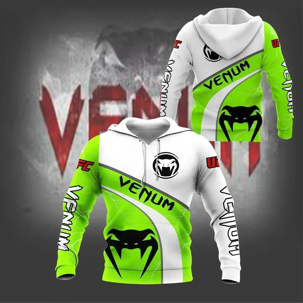 Herren-Sport-Hoodies, Herren-Boxanzug mit dominierendem Wolfmuster, geeignet für Outdoor-Mode, Hoodie, Herrenbekleidung, Oberteile – Detail 7