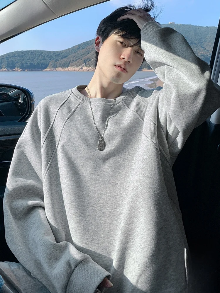 

Мужской свитшот Paul Frank Heavyweight с длинным рукавом и круглым вырезом, осенняя новинка, модный свободный повседневный топ с принтом Monkey Mouth Large