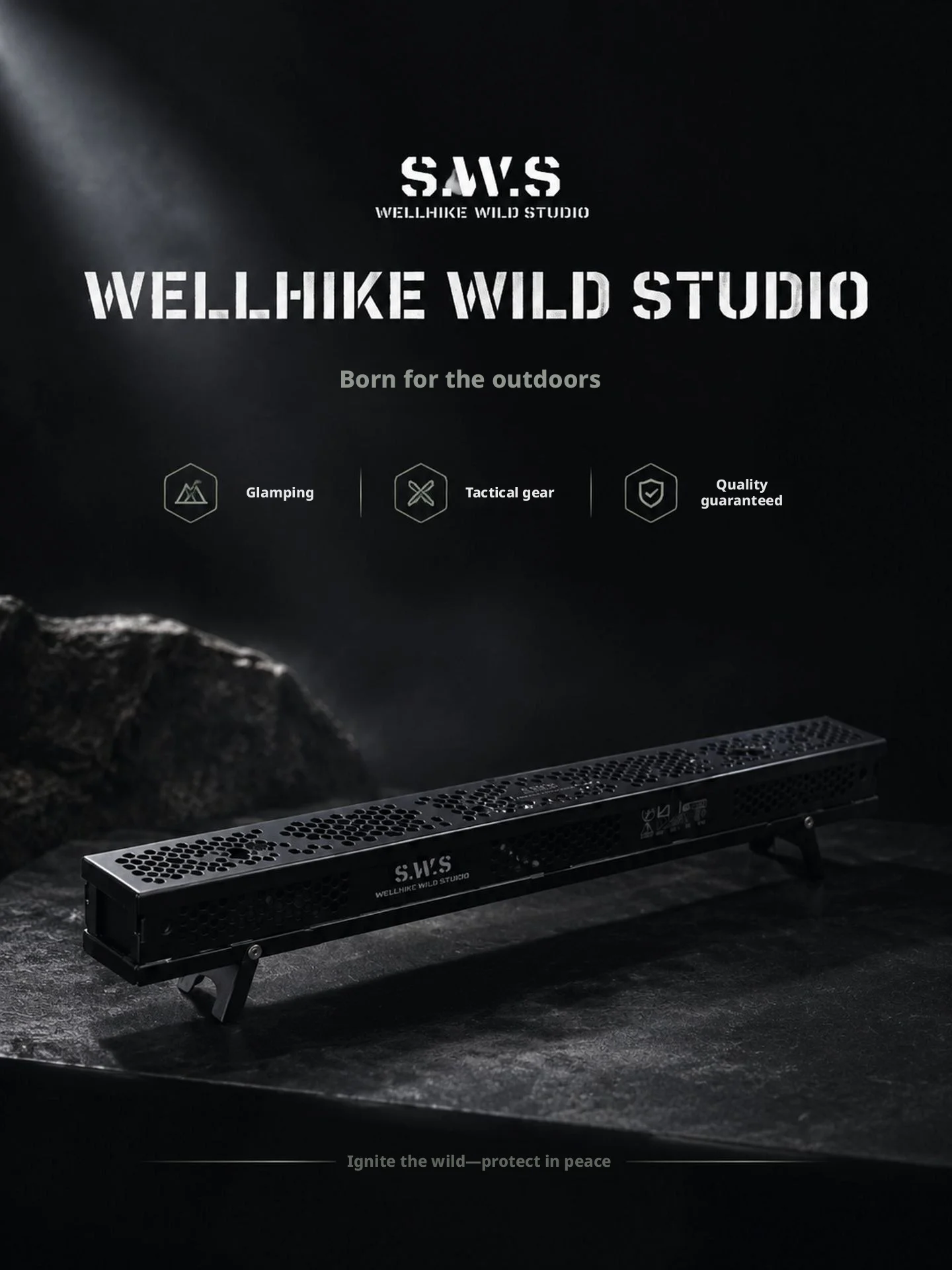 WELLHIKE Lange Wabenmückenspiralen-Box aus Edelstahl, doppelt nutzbar für Tisch und Wandmontage, IGT-kompatibel, Einzelstück – Detail 11