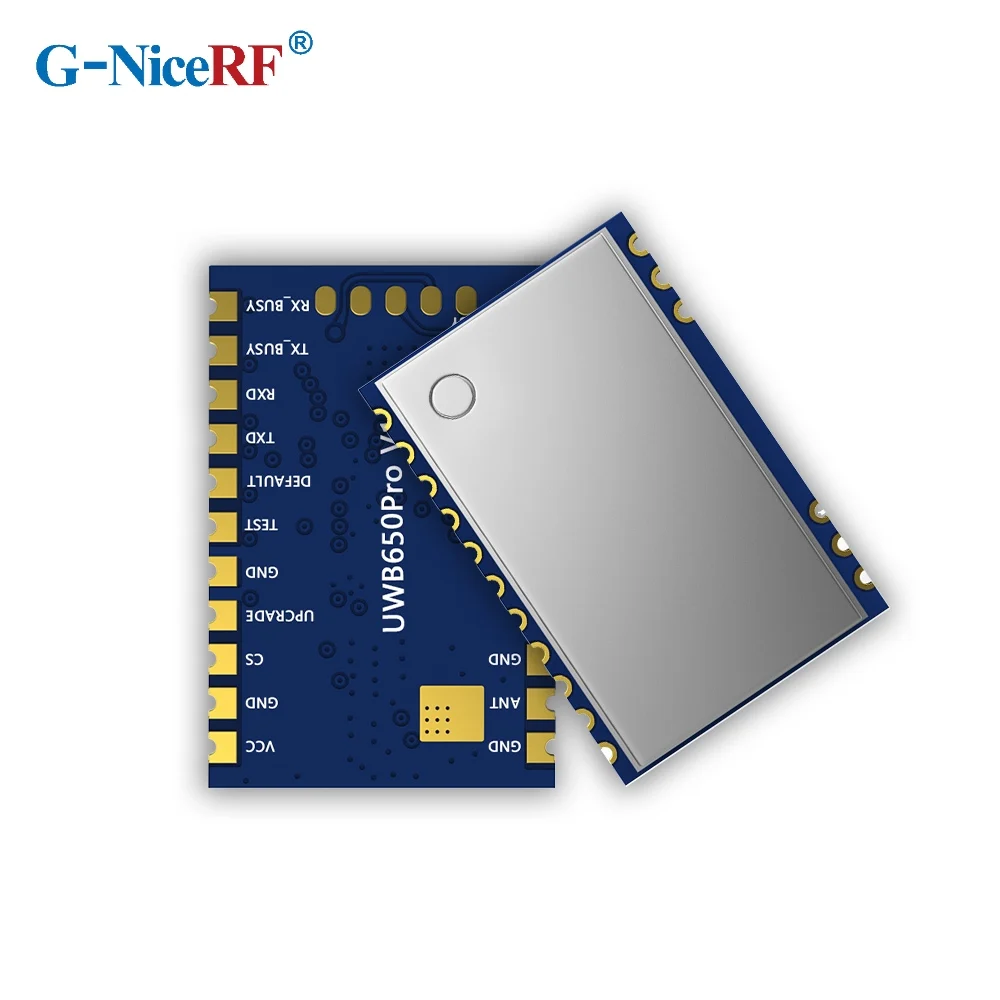 2PCS UWB650PRO: 0.5W UWB High-Precision Positioning, Ranging, and Data Transmission Module with μA-Level Sleep Current