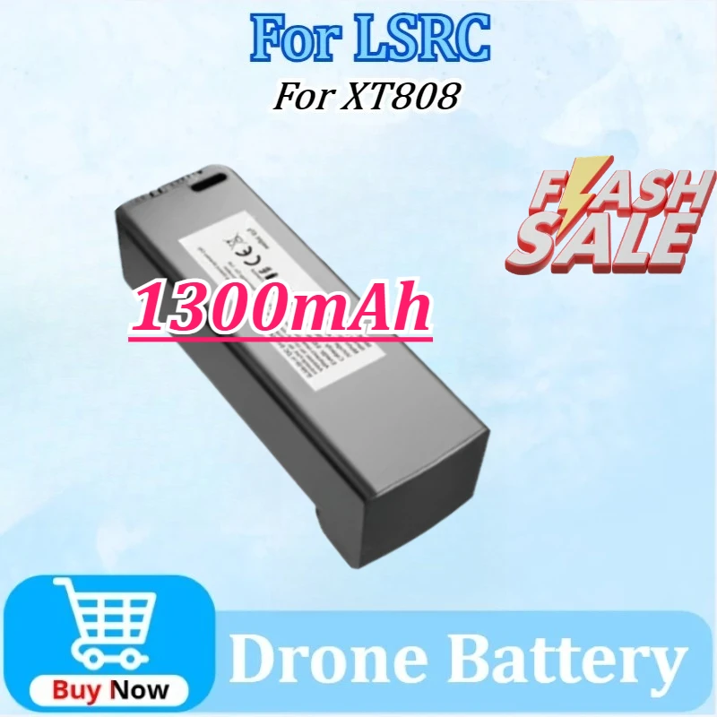 

Newly Upgraded Drone Battery 7.4V 1300mAh For LSRC XT808 RC Quadcopter Replacement Battery Accessory Parts Powerful Batteries