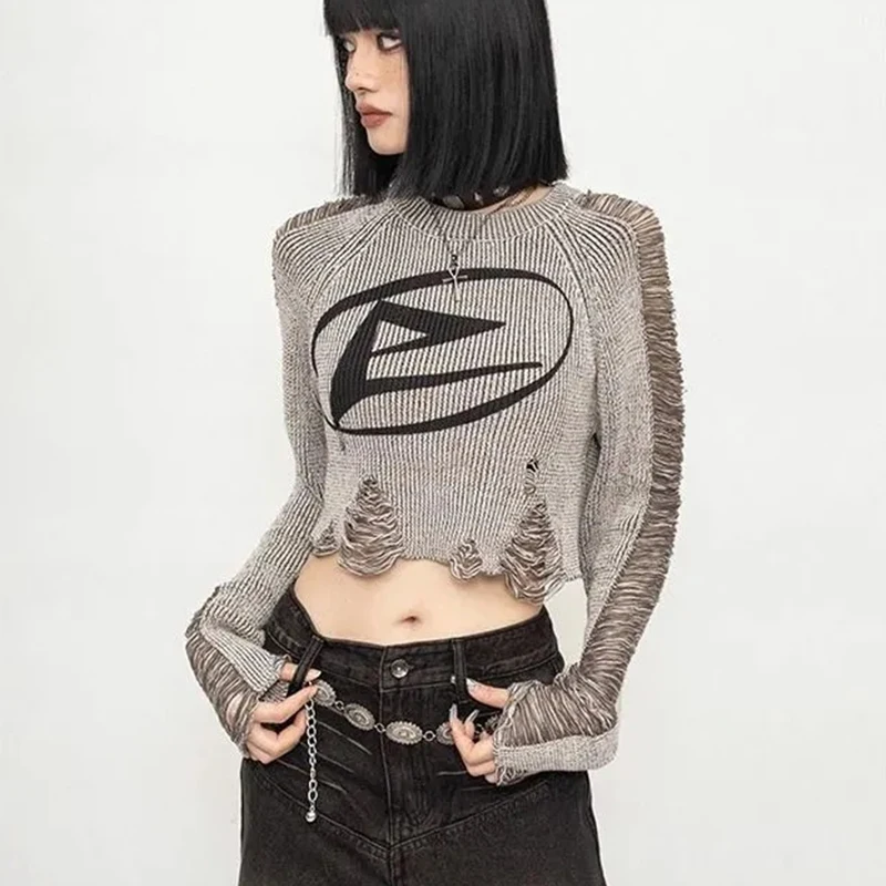 Thumbnail 2 - #12 Trending Womens Cropped Knit Sweaters Right Now