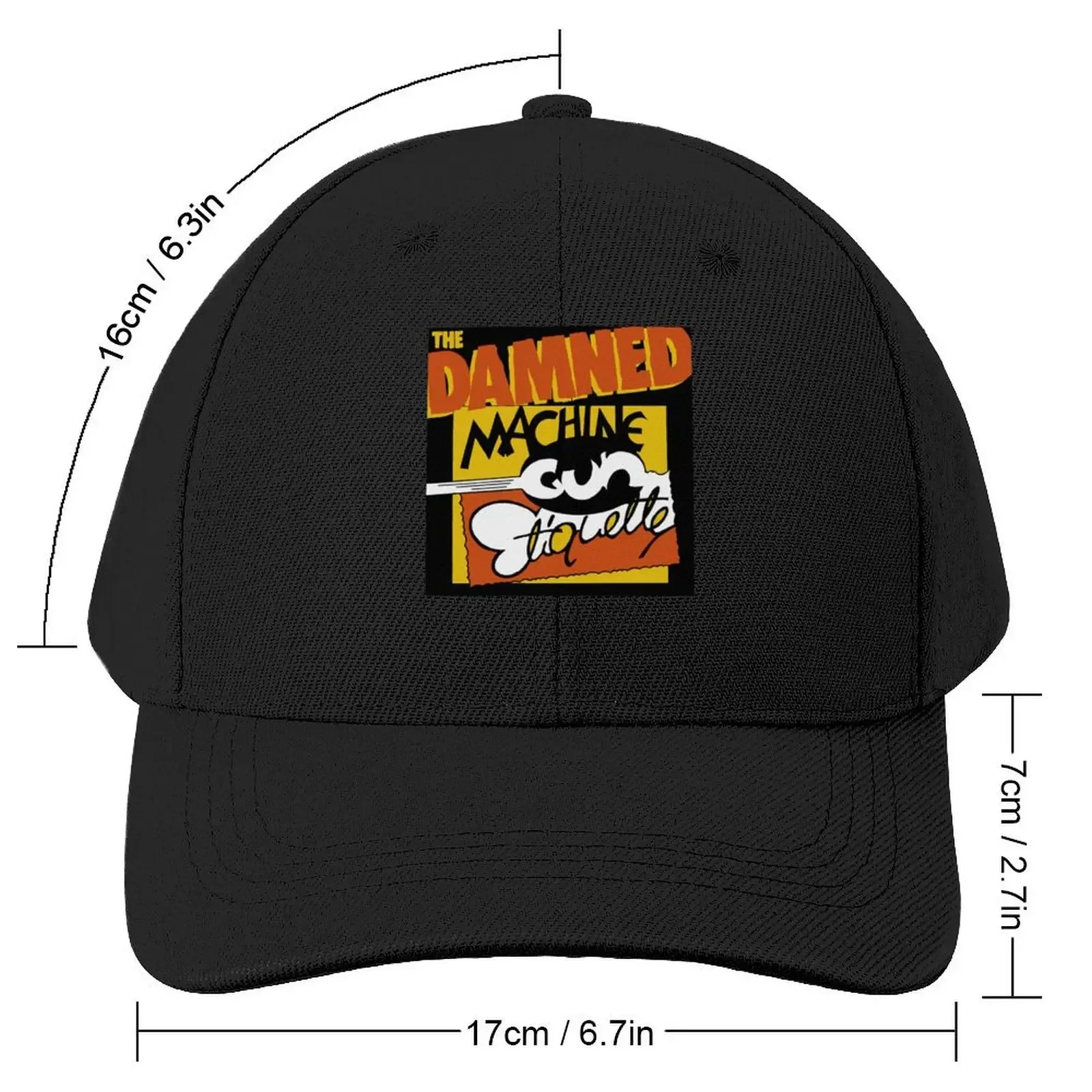 The Damned machine gun etiquette Baseball Cap Sunscreen Kids Hat Man Women's