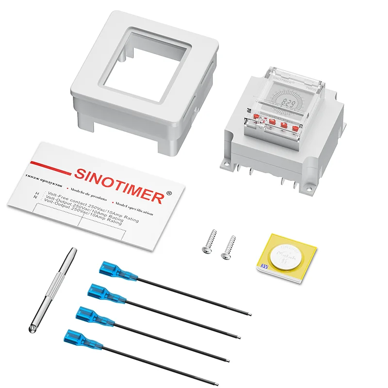 Grande Display LCD 7 giorni programmabile 24 ore Timer analogico uscita di tensione 85-265V contatto bagnato interruttore orario staccabile 10A/30A