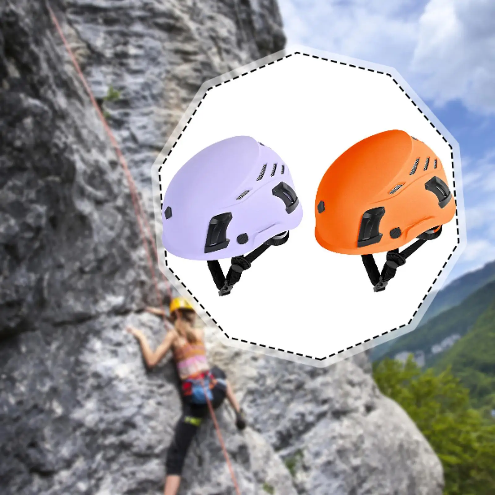 Climbing Helmet Hardhat for Adults Lightweight Versatile Half Dome Helmet for