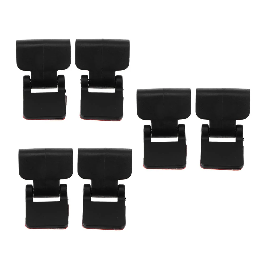 6 Pcs Reptisoil Anti-escape Lock Reptile Feeding Tank Buckle Turtle Terrarium Supplies Parts Black