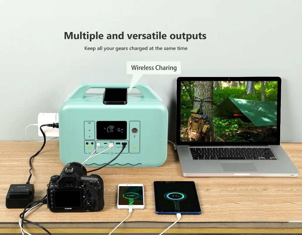 House Portable Solar Generator Emergency Power Supply 1000w 1008wh  High-power Portable Power Station