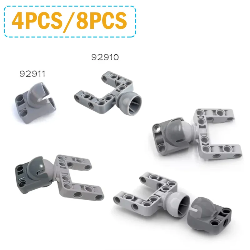 92911 Universal Wheel Chassis Building Blocks Parts With Control Lever 92910 Assembly Technology Bricks DIY Toys Accessories