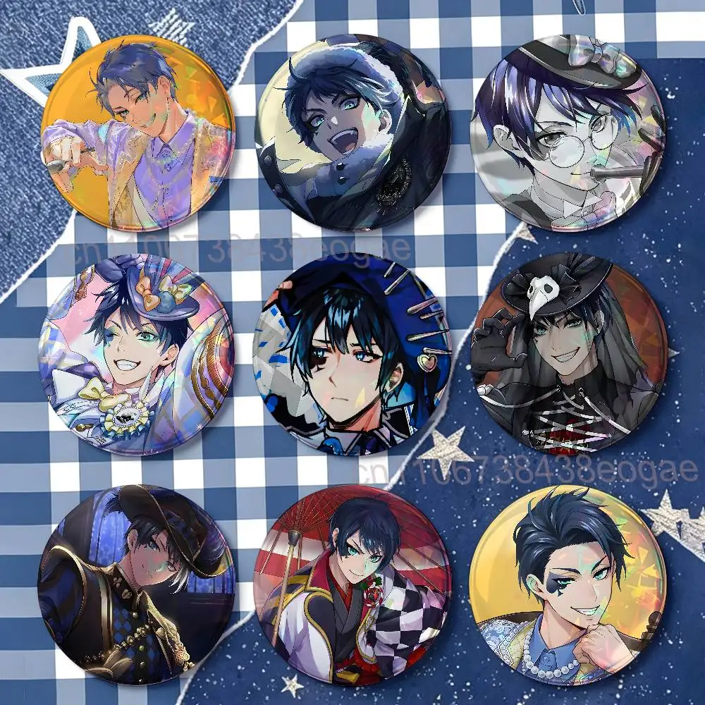 D-Deuce Spade Badges Round Nijigen Otaku Culture IP peripheral products 58mm 44mm 32mm 75mm 25mm Mini
