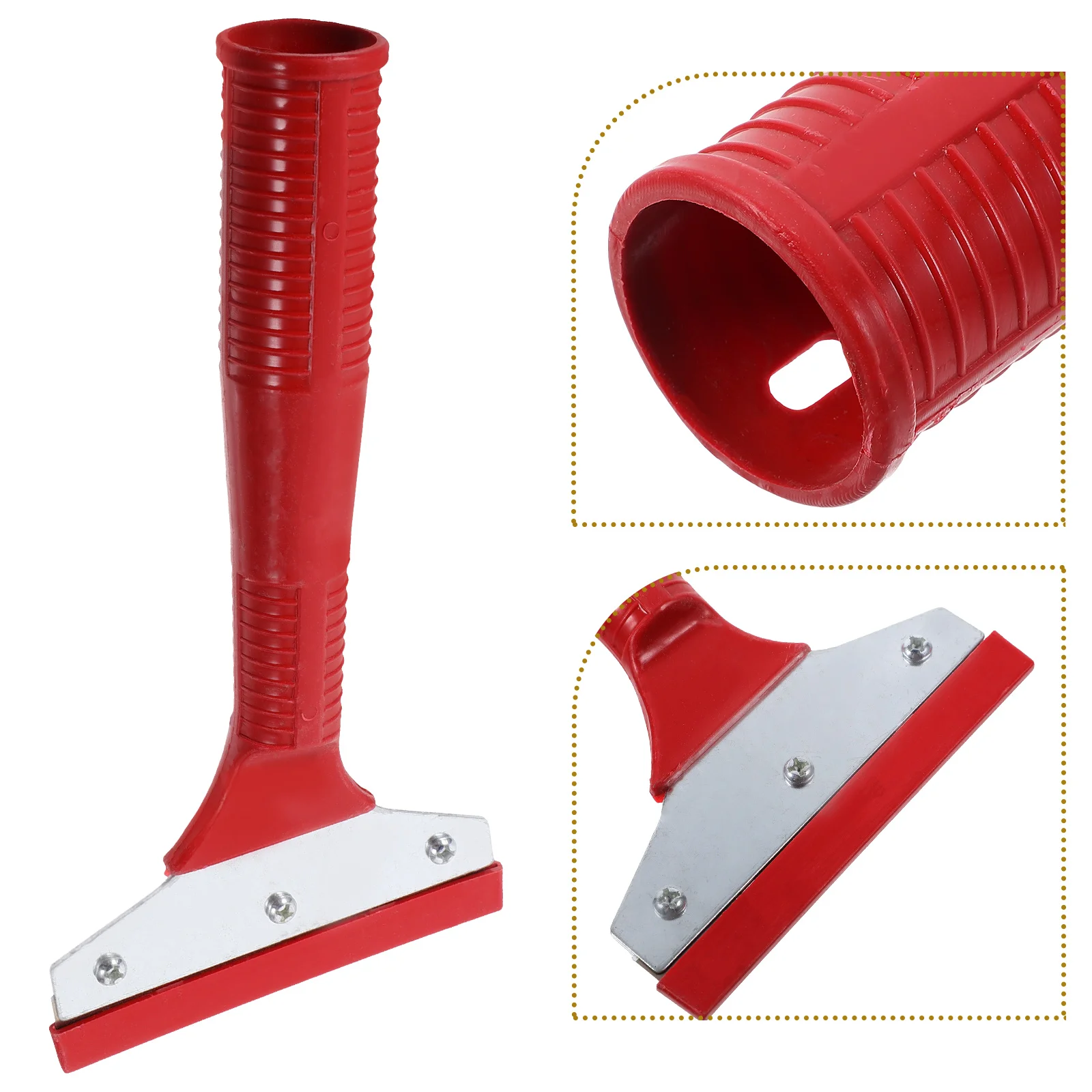 

Cleaning Scraper Tools Red Handle Iron Head Plastic Cap Short Size Wall Scraper Tile Cleaning Ceramic Knife Glass Floor Scrapers
