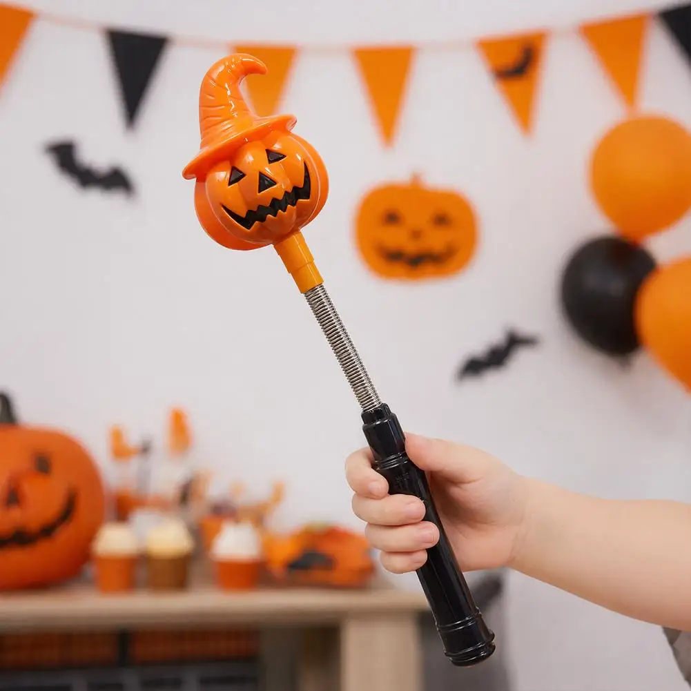 Ghost Light Decoration Led Halloween Light Halloween Party Led Glow Sticks for Kids Spooky Pumpkin Ghost Light-up Rods Glow Dark