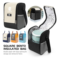 Insulated Lunch Bag Cooler Thermal Food Container Shoulder Strap For Toyota Alphard Vellfire 10 20 30 Series 2020 2021 2022 2023