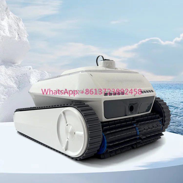 Smart Cordless Robotic Pool Cleaner with Long Battery Life& Powerful Suction for In-ground Pools-auto Recharge & App Control