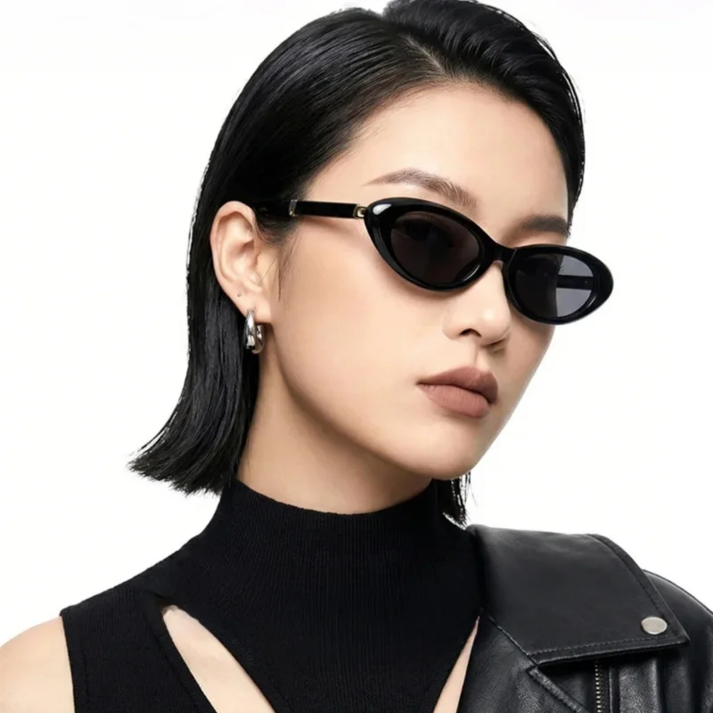 

2026 Sexy Cat Eye Foldable Sunglasses Women Vintage Polarized Sun Glasses Shades Ladies Fashion Eyewear Oculus De Sol