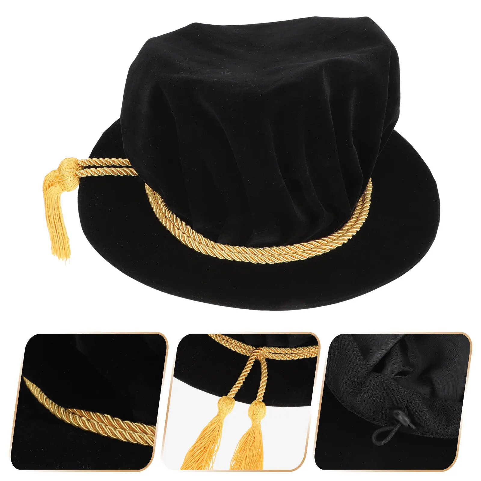 doctor-graduation-tam-prop-adult-size-elegant-design-fine-craftsmanship-graduation-ceremony-hat-decorative-photo-prop-school